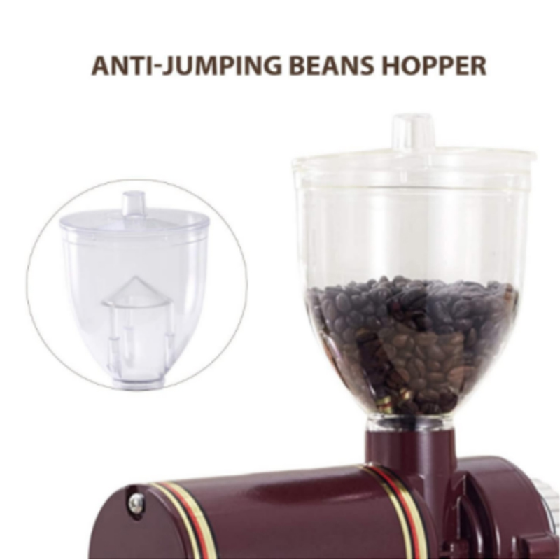 250g Anti-jump Bean Burr Fijn Grof Dikte Aanpassing Grind 8 gear Elektrische Koffiemolen